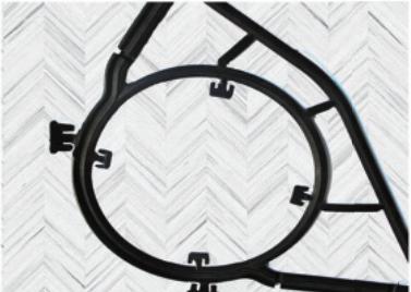 مشابك حشوات المبادلات الحرارية ذات الصفائح